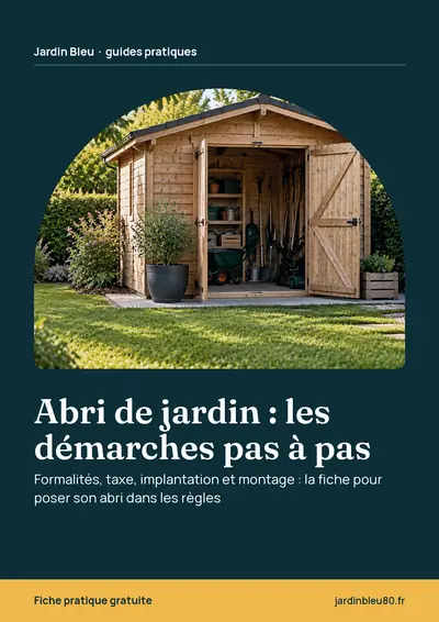 Couverture de l'ebook Abri de jardin : les démarches pas à pas
