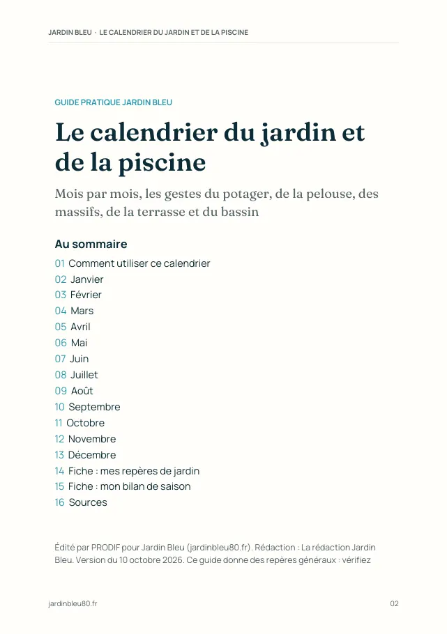 Aperçu de la page 2 de l'ebook Le calendrier du jardin et de la piscine