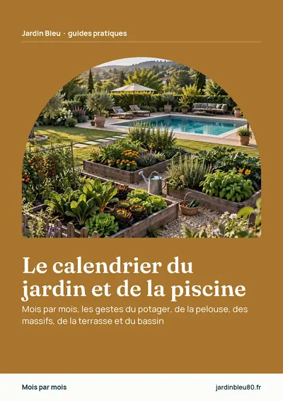 Couverture de l'ebook Le calendrier du jardin et de la piscine