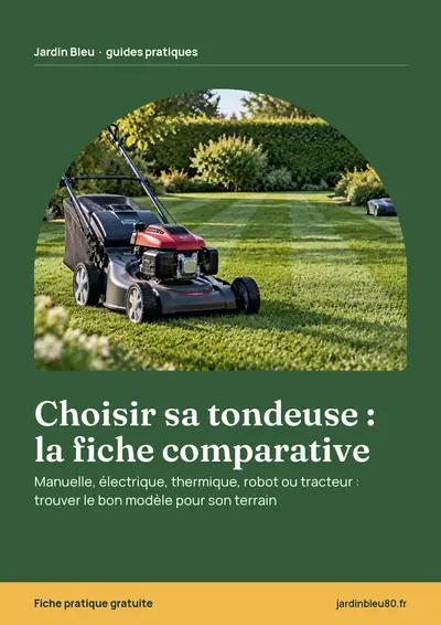 Couverture de l'ebook Choisir sa tondeuse : la fiche comparative