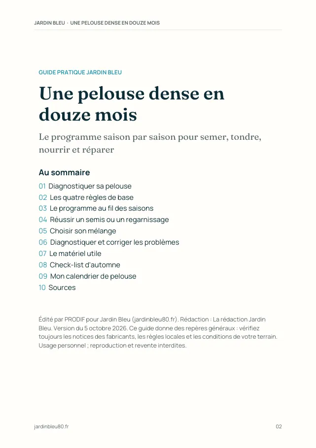 Aperçu de la page 2 de l'ebook Une pelouse dense en douze mois