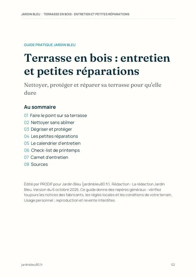 Aperçu de la page 2 de l'ebook Terrasse en bois : entretien et petites réparations
